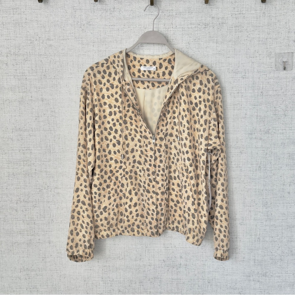 Equipment Silk Track Style Jacket